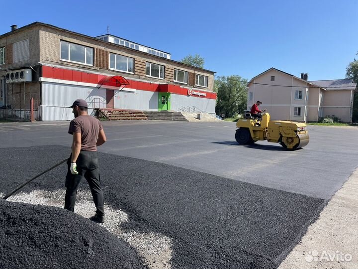 Укладка асфальт и благоустройства