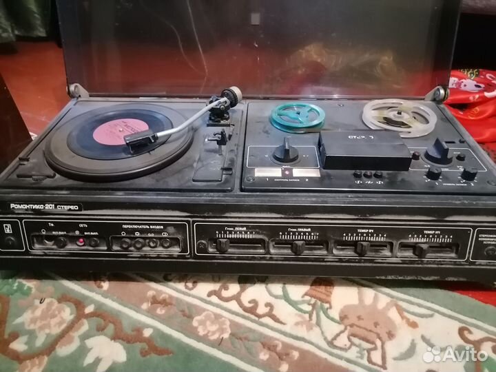 Проигрыватель пластинок СССР Романтика 201