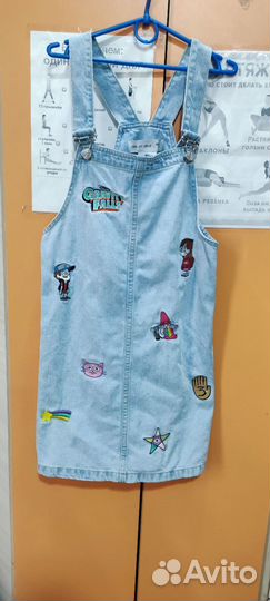 Джинсовый сарафан