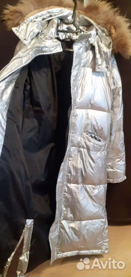 Пуховик детский длинный