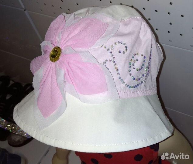 Панамка летняя на девочку 4-5 лет, хлопок