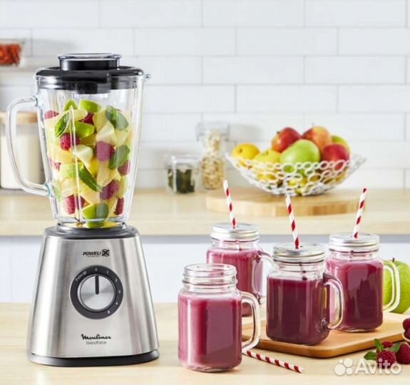 Блендер Новый стационарный Moulinex LM439D10