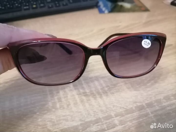 Очки коррегирующие +1.5 тонированные