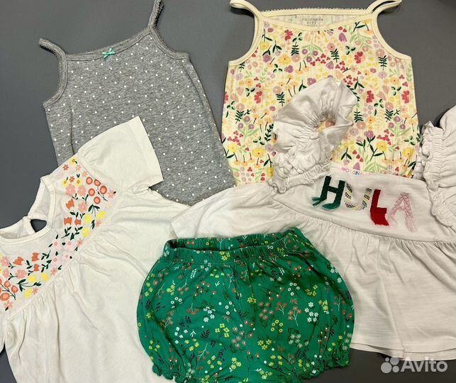 Пакет фирменных вещей для девочки 80 86