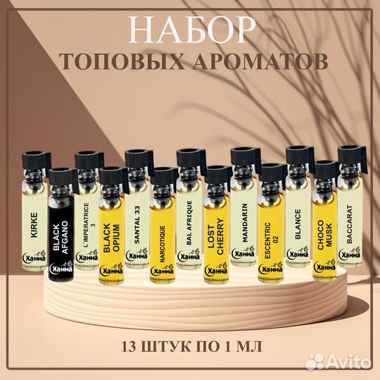 Набор пробников масляных духов