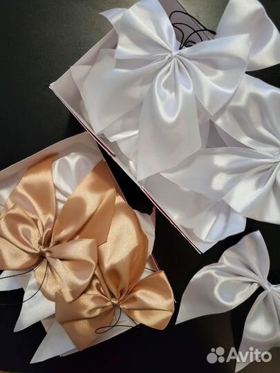 Банты на елку-созданы в ручную