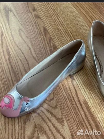 Балетки детские/женские серебристые Maag