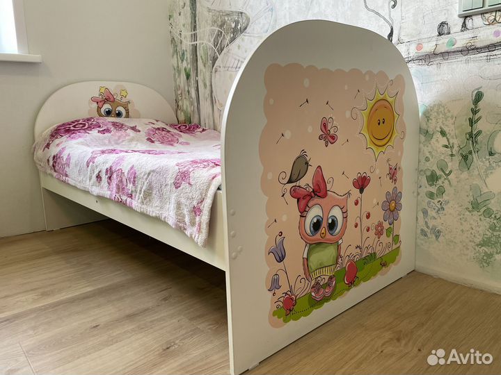 Кровать детская 160*80 с матрасом Орматек