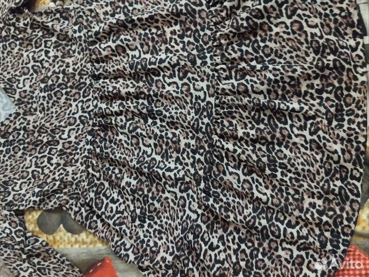 Леопардовое платье