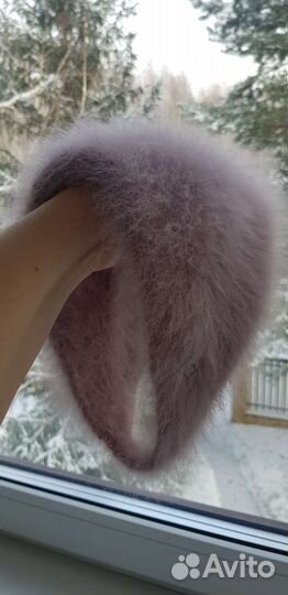 Повязка-косынка из премиальной ангоры