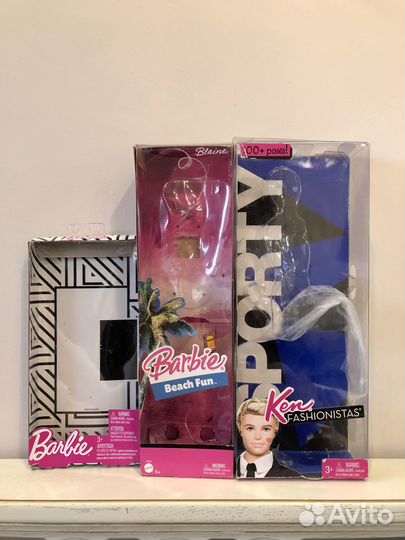 Коробки Barbie Ken Looks, Sporty, аутфитов Новые
