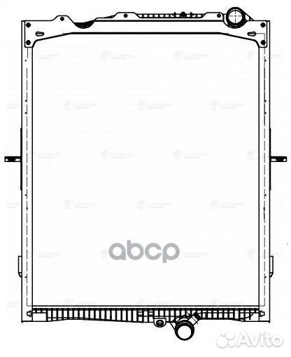 Радиатор охл. LRc 1054 luzar
