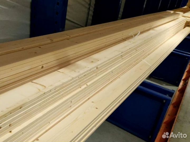 Доска строганая 28*145*3000 мм сорт C скругление