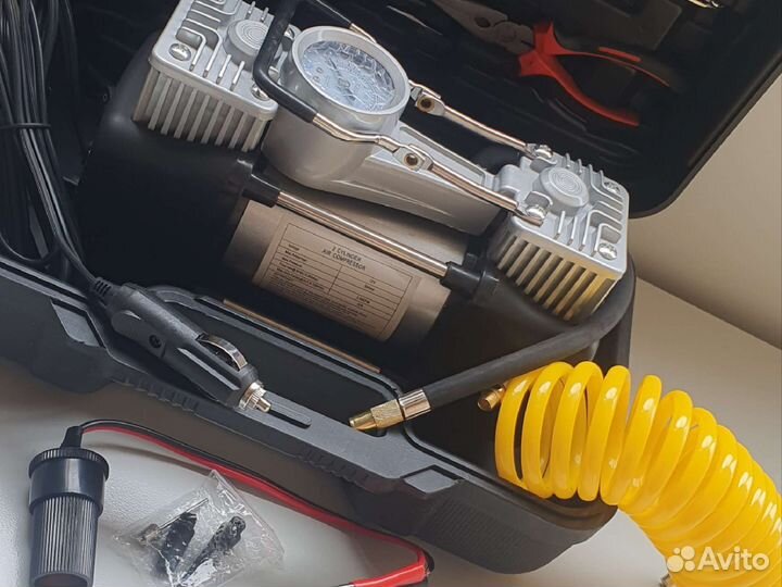Компрессор автомобильный мощный новый