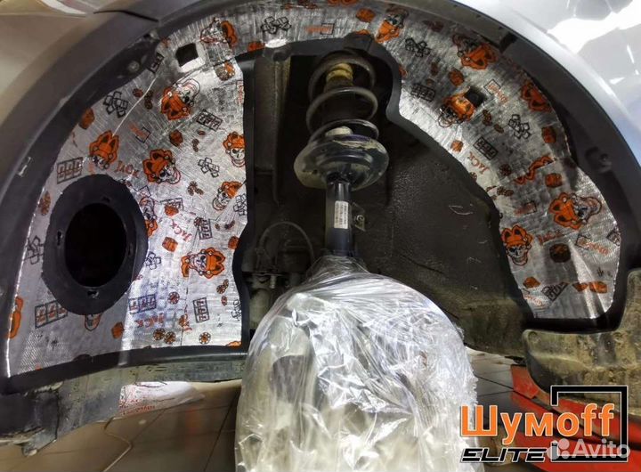 Шумоизоляция колесных арок