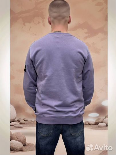 Свитшот фиолетовый Stone Island