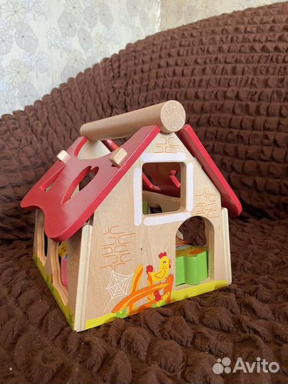 Сортер деревянный домик Eichhorn