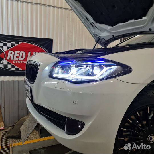 Лед фары бмв Ф 10 лазер BMW 5 series