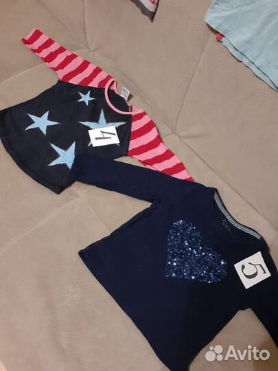 Футболки для девочек и мальчиков с длинным рукавом