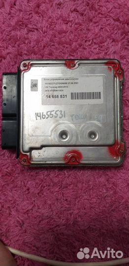 Блок управления двигателем volkswagen touareg