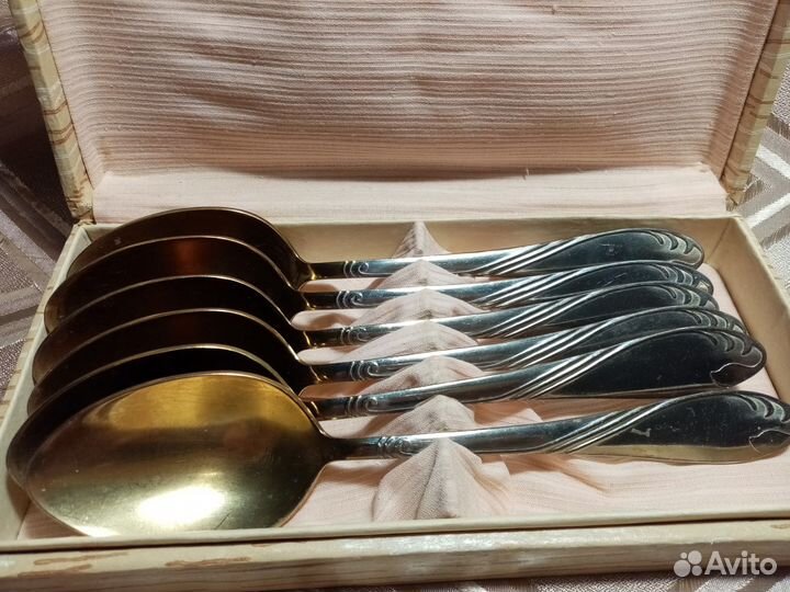 Набор ложек нержавейка СССР новые