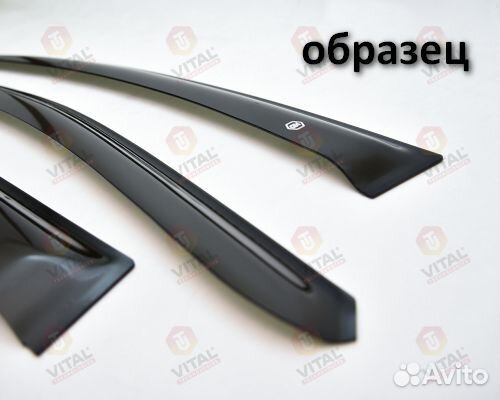 Дефлекторы окон (ветровики) на Nissan Qashqai