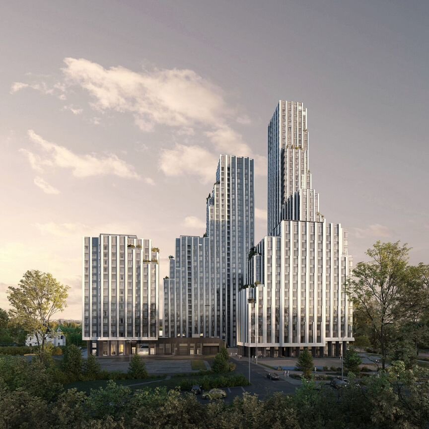 Квартира-студия, 55,3 м², 2/43 эт.