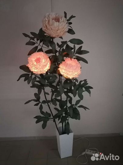 Роза, светильник, торшер, панно из изолона