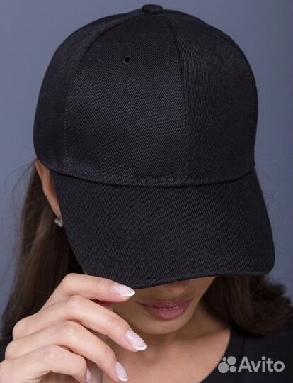 Кепка бейсболка черная новая унисекс