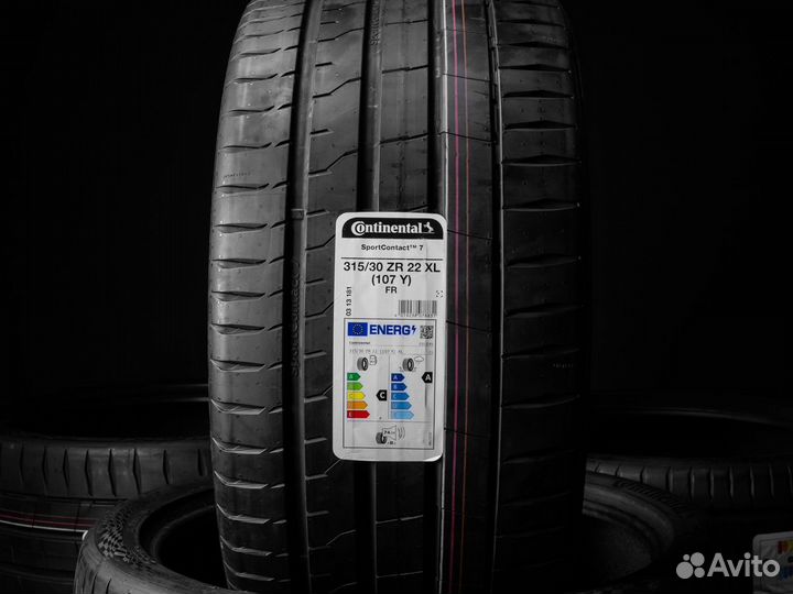 Continental ContiSportContact 7 315/30 R22 и 285/35 R22