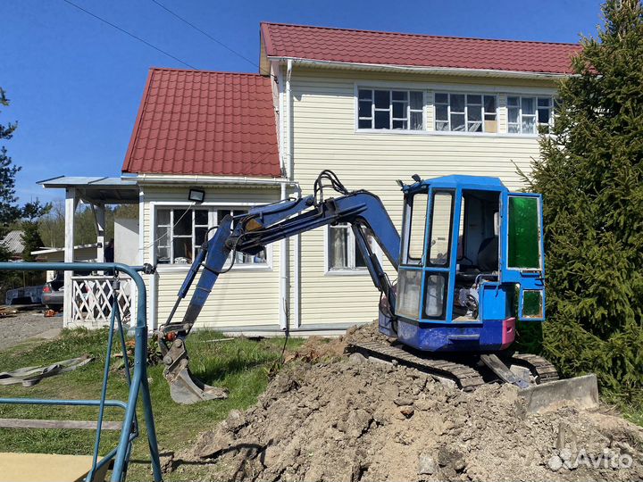 Услуги мини экскаватора, мини погрузчика