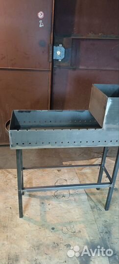 Мангал с топкой