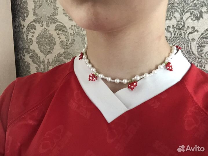 Чокер из бисера