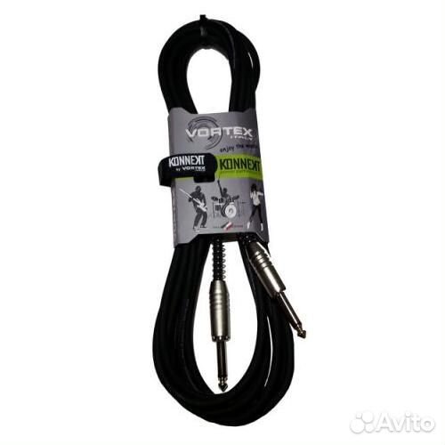 Инструментальный кабель Vortex KK300 jack-jack, 3м