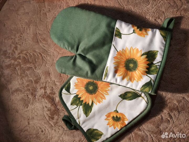 Рукавица и прихватка набор кухонный