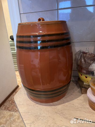 Бочка керамическая