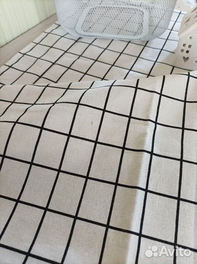 Скатерть дорожка на стол льняная новая
