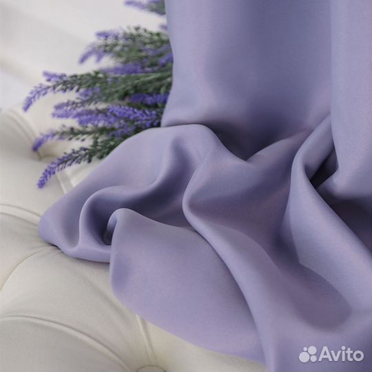 Шторы блэкаут Амадео лавандовый