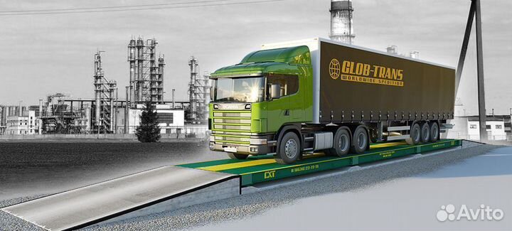 Автомобильные весы 60 тонн 18 метров (без рамы)