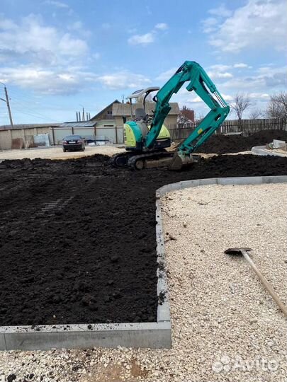 Услуги мини экскаватора, земляные работы