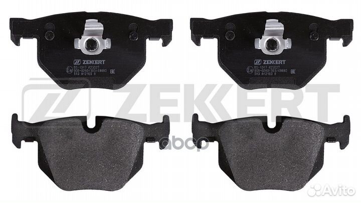 Колодки торм. диск. задн. BMW 5 (E60 E61) 03- 6