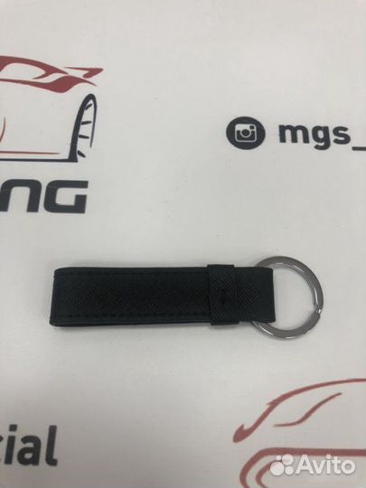 Брелок Mercedes Benz кожаный черный