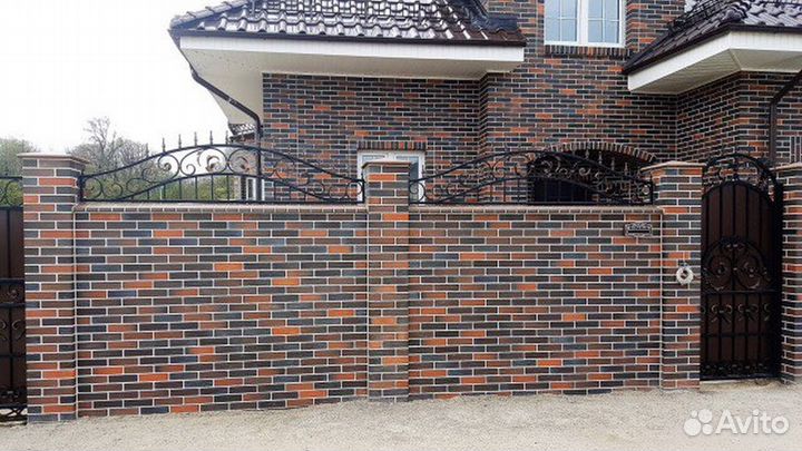 Кирпич облицовочный баварская кладка флэш обжиг