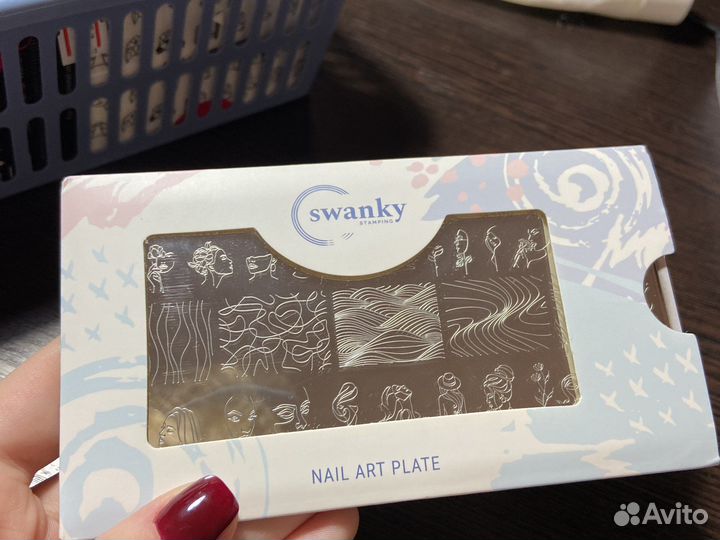 Пластина для стемпинга swanky