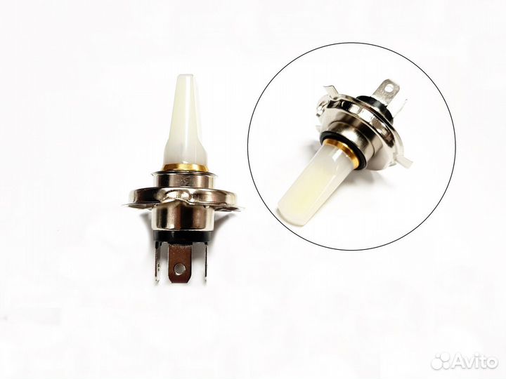 Лампа фары светодиодная H4 LED 80w