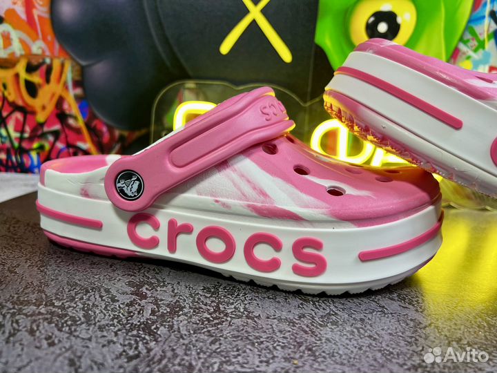 Crocs сабо женские градиент