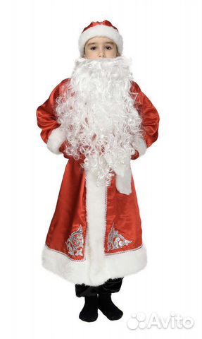 Костюм деда мороза детский