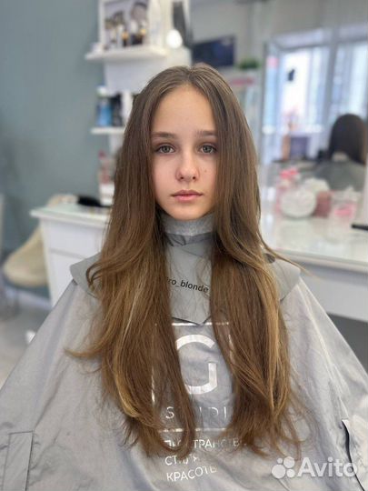 Модель на стрижку