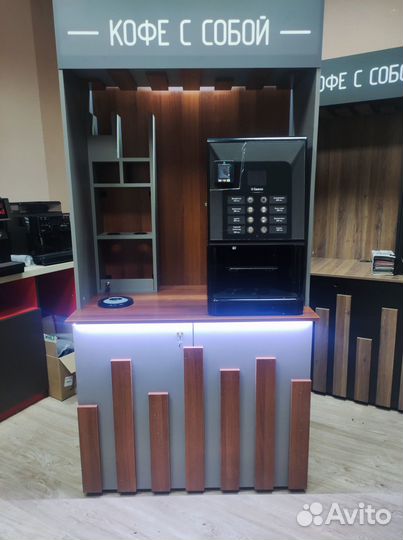 Кофейная стойка, кофейня самообслуживания