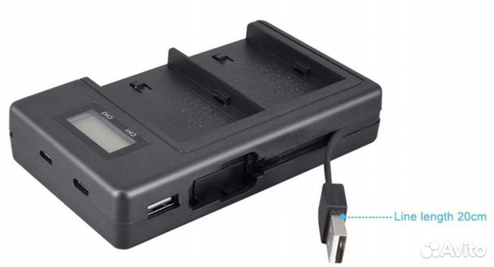 Зарядное устройство для sony NP-F970 NP-F980 и др